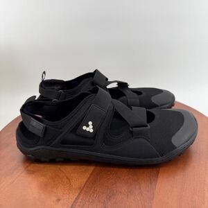 Vivobarefoot Tracker Sandal Mens Obsidian Black Minimalist Hiking EU 46/US 12.5 Vivobarefoot Tracker Sandal Mens Obsidian – The Grounded Sole main image 4